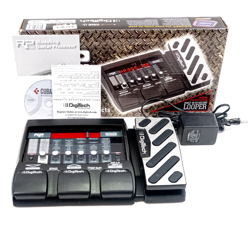 DigiTech RP355 Multi-Effect Processor – Includes Box, Power Supply & Accessories