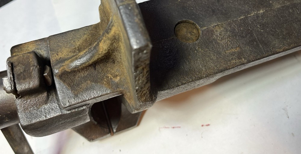 Vintage 3” Vise Flange Broke