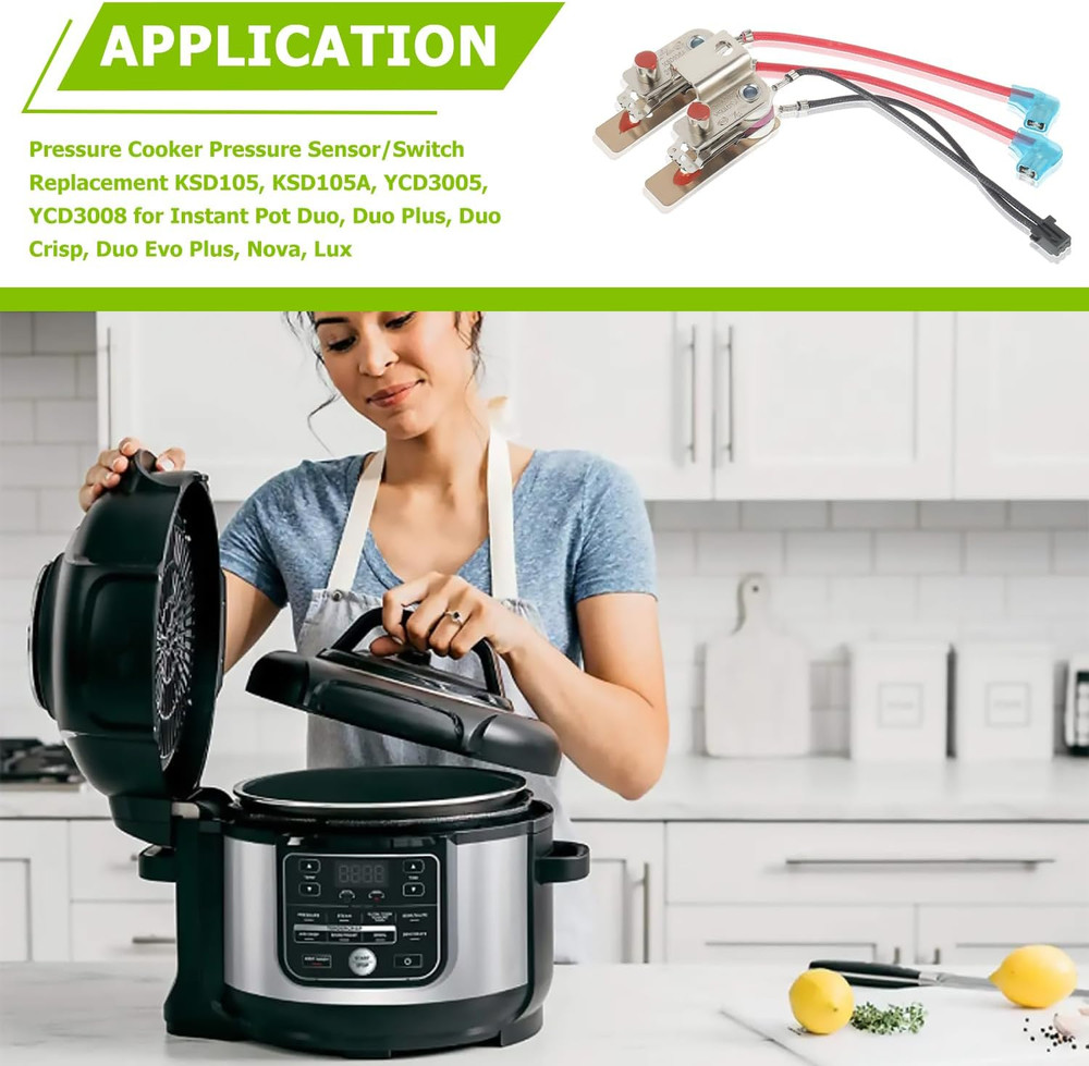 Pressure Sensor Home Kitchen Instants Pot Bimetal Thermost Pressure Switch Repla