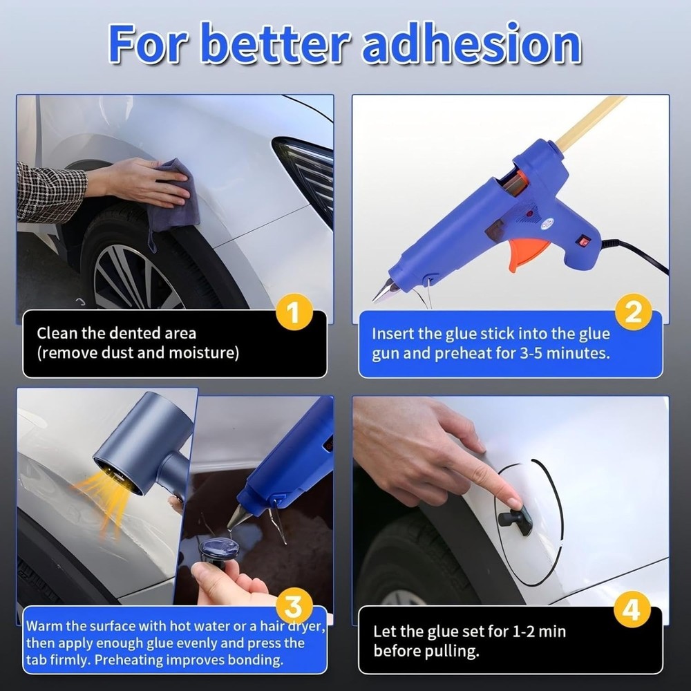 Super PDR Dent Repair Tool Kit with Bridge Puller