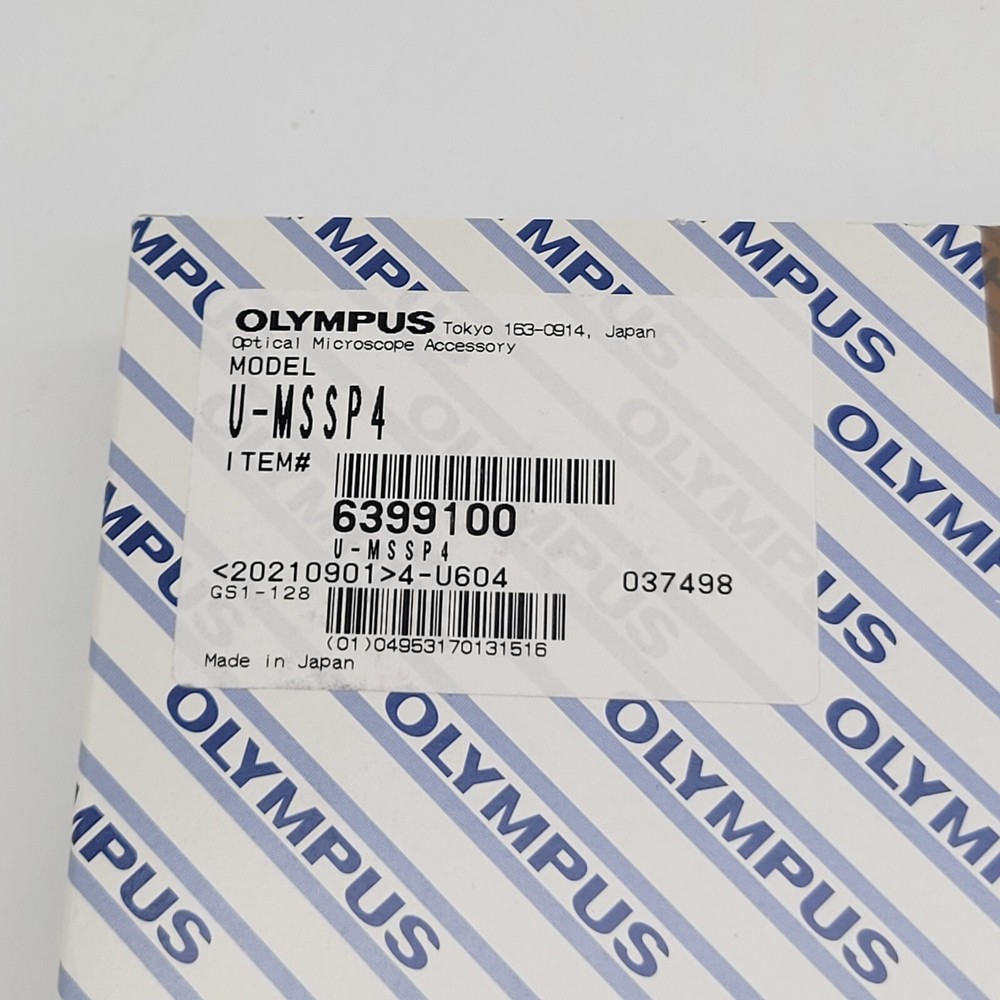 Olympus Microscope U-MSSP4 Solid Specimen Stage Plate for U-SIC4R/L2