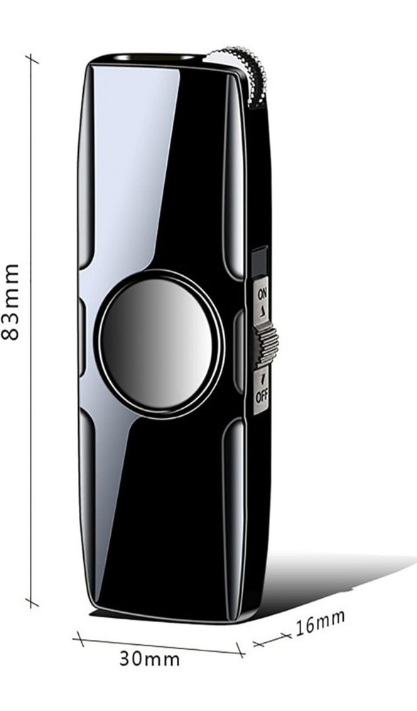 Jet Torch Butane Refillable Lighter, Windproof Blue Flame Cool Design,