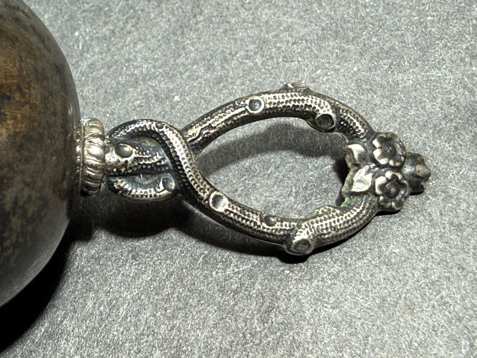 Antique Sterling Silver Table Dinner Bell - EB&H Late 1800's Early 1900's