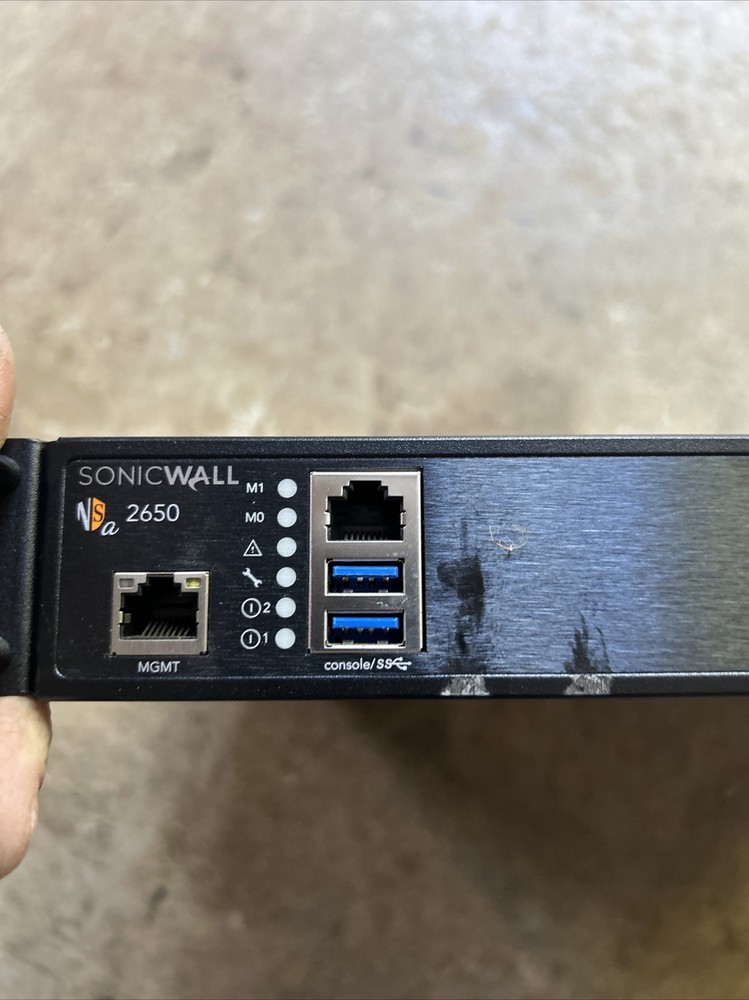 SONICWALL NSA 2650 16-PORT NETWORK SECURITY APPLIANCE