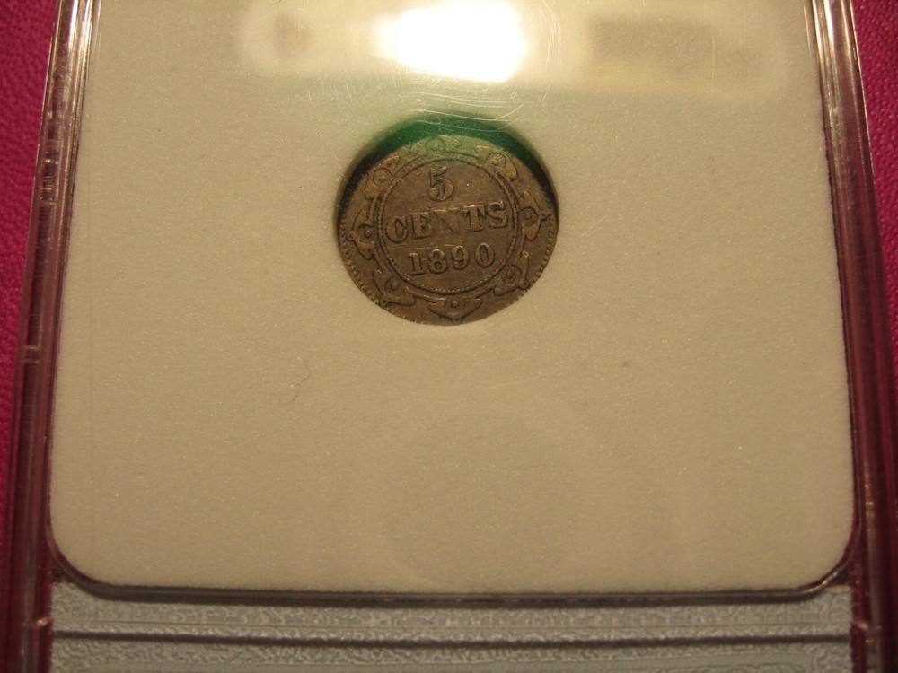 1890 Newfoundland coin set