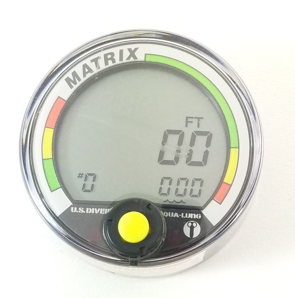 US Divers / Aqua Lung Matrix Scuba Dive Diving Computer Puck Module with Manual