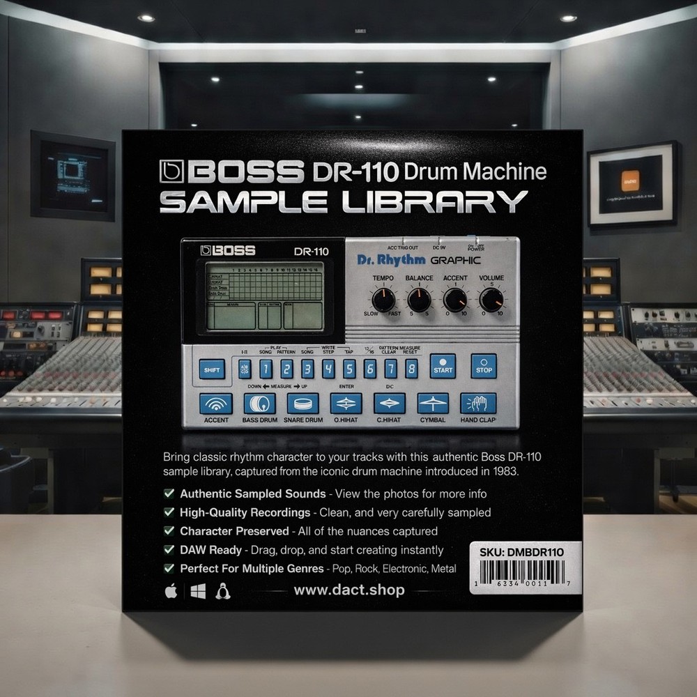 Boss DR-110 Drum Machine Sample Library