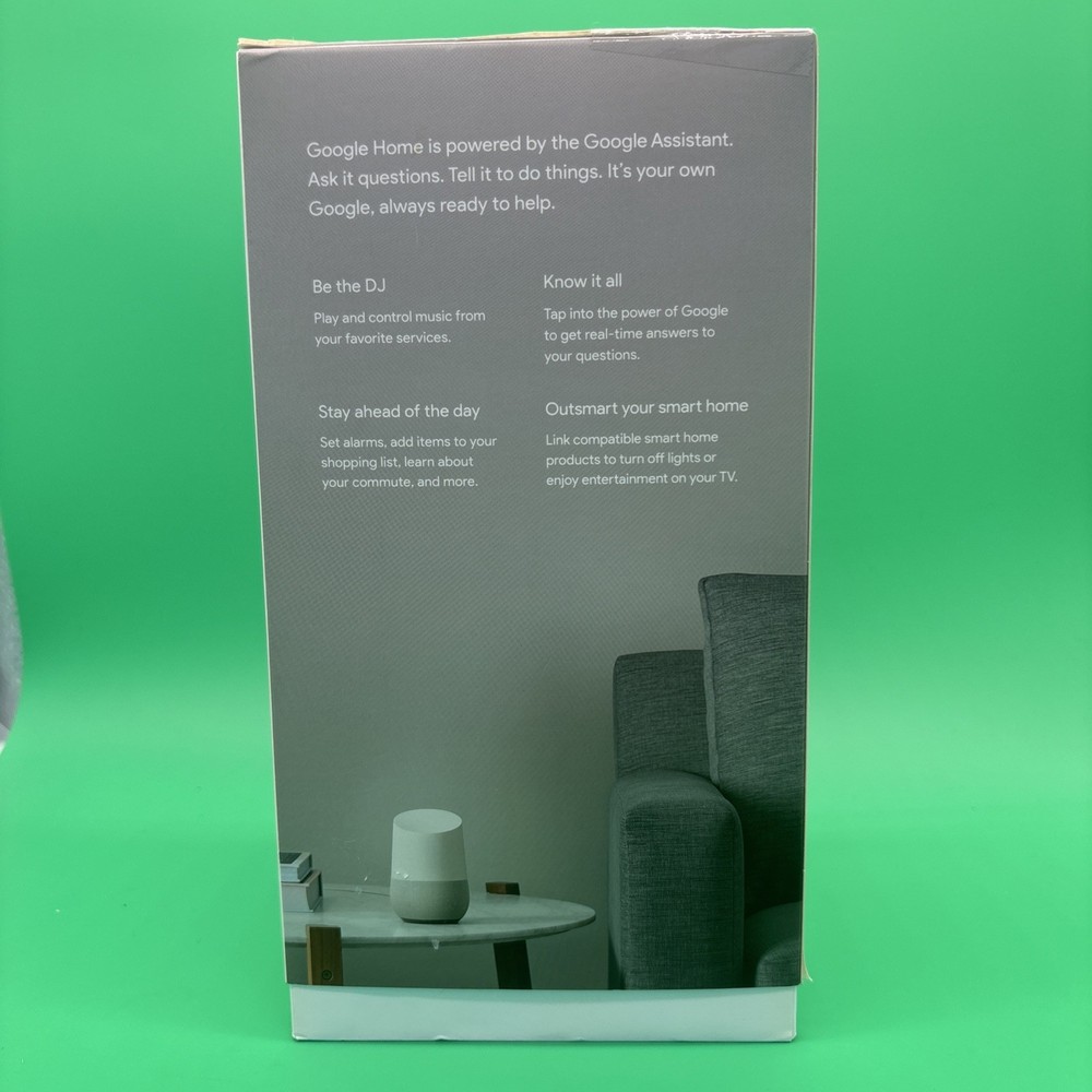 Google Home Smart Assistant - White Slate (US)