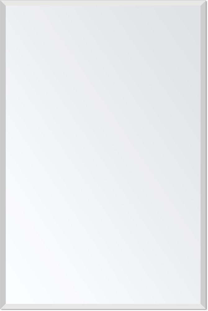 Frameless Bathroom Mirror for Wall, Rectangle Beveled Edge Mirror for over Sink,
