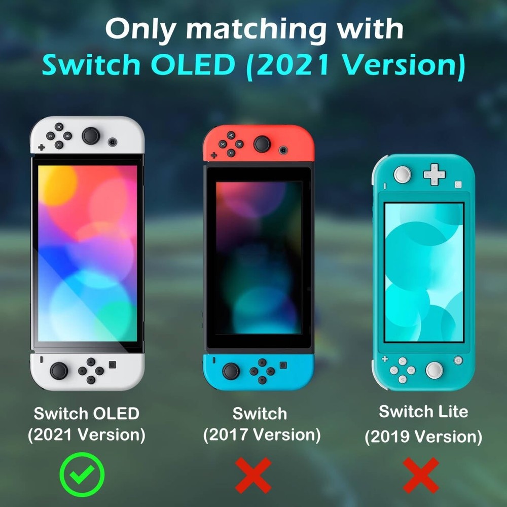 Protective Glitter Case Compatible with Switch OLED Console - Updated Version...