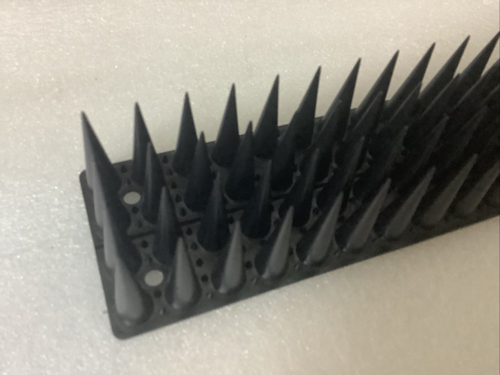 OPEN Package 16pk Black Plastic Bird Deterrent Spikes