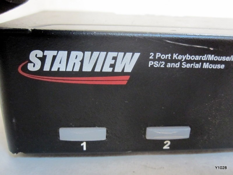 StarTech.com (SV231) 2-Ports External KVM Switch PS/2 no accessories