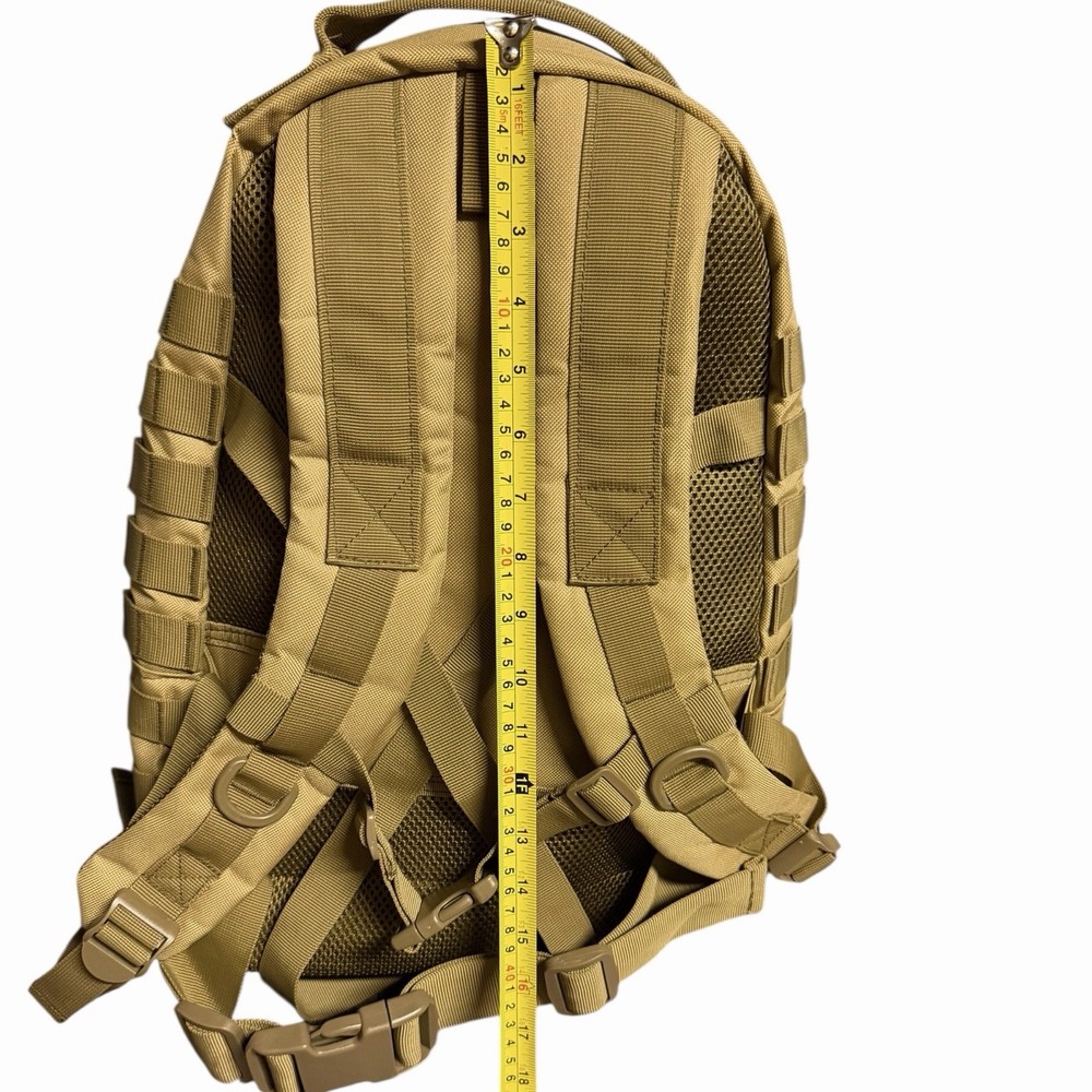 Winchester Tactical Backpack Dooley Enterprises Tan Khaki MOLLE Bag Zip EUC