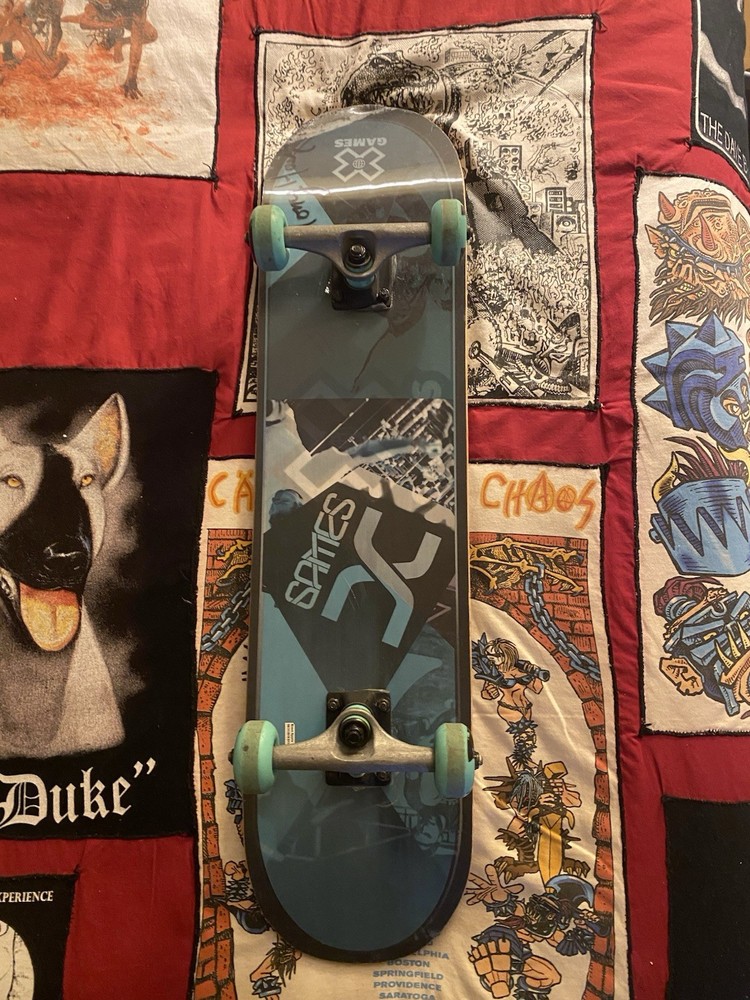 SIGNED Skateboard By Tony Hawk X Games Deck Lenticular Original