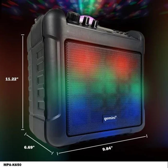 Gemini Gemini MPA-K650 Karaoke Party Speaker