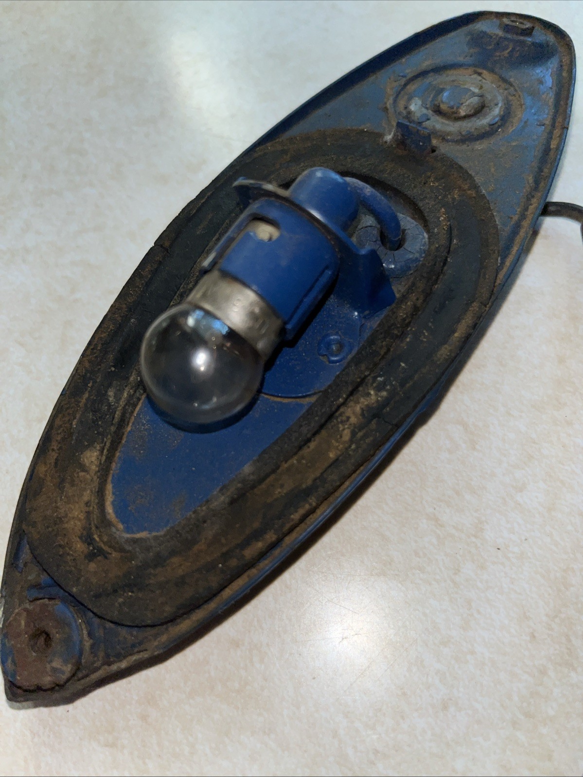 VTG Harley Solo WL WLA 45 Knucklehead Flathead G Front Fender Light Guide PH-6