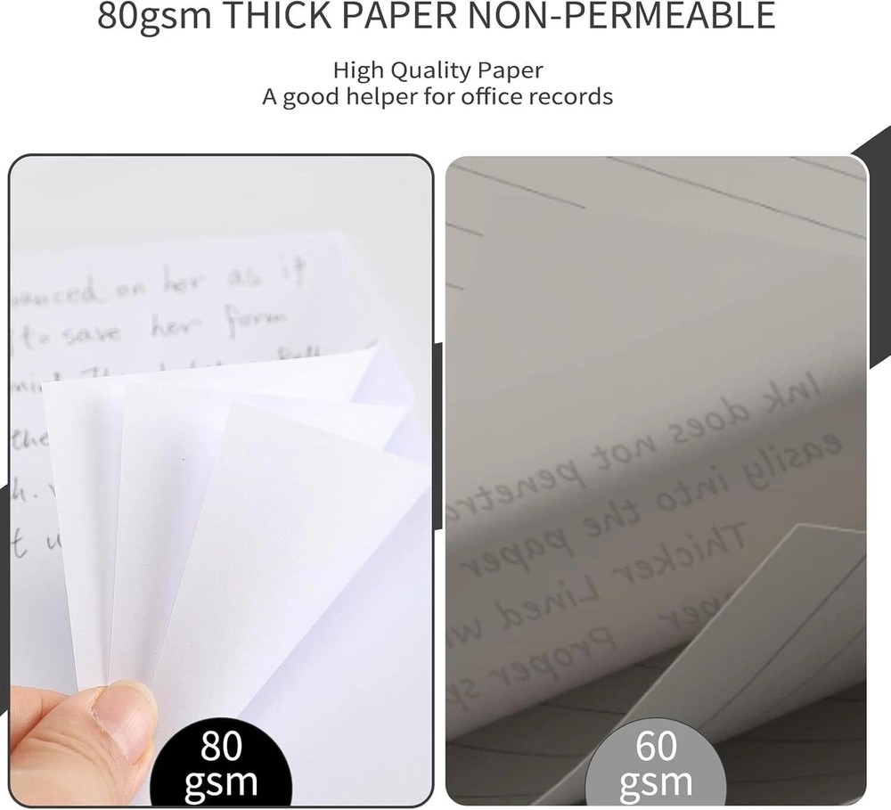 6 Pack 4x6 Blank Memo Note Pads 50 Sheets Small Scratch Pads for Writing