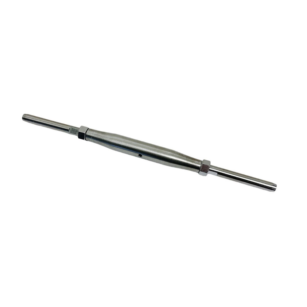 1/4" Thread Swage Stud & Stud Pipe Turnbuckle 1/8" Cable Stainless Steel 4 Pcs