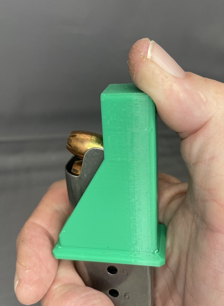 1911 Single Stack .45acp 45 acp .45 Magazine Speed Loader Speedloader -GREEN