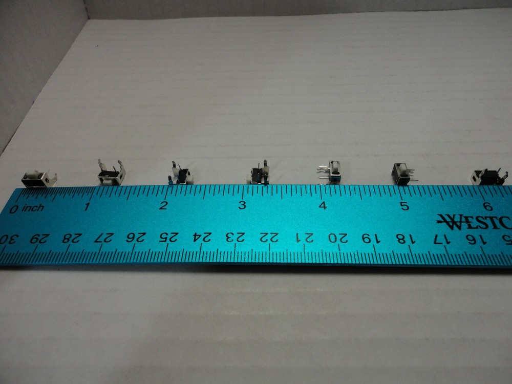 10 Pack Lot Tact Switch 3x6x5mm Bracket Momentary Micro Push Button Switches 90D