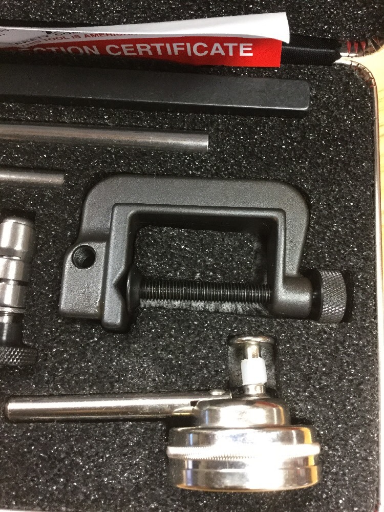 Starrett 196A1Z Dial Test Indicator Kit Universal Back Plunger w/ case USA