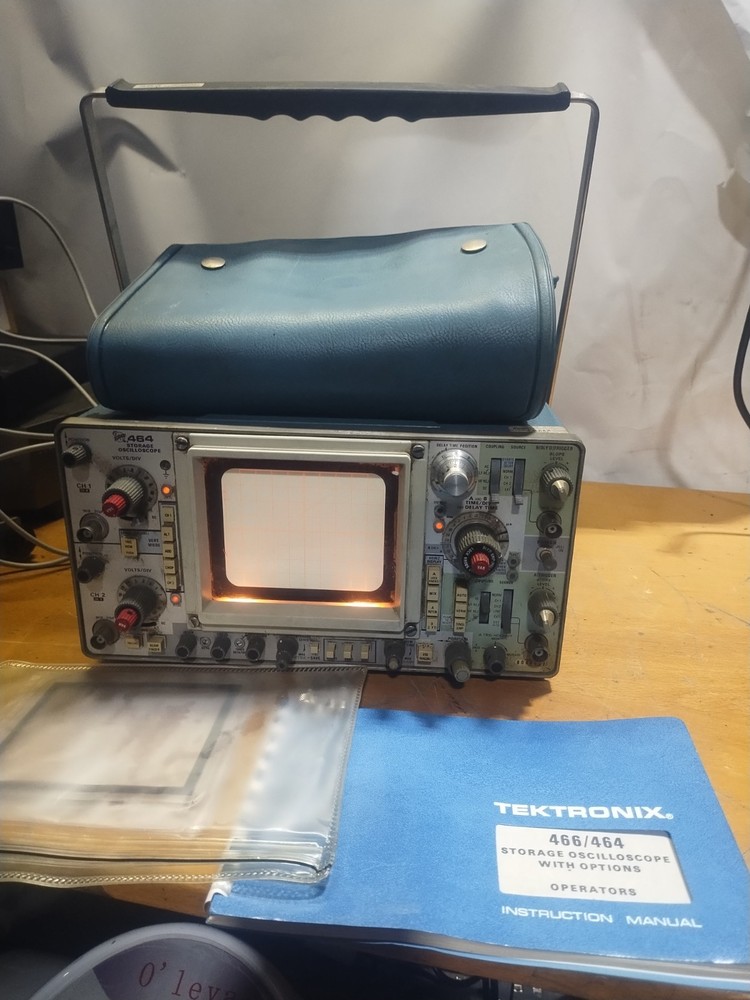 Tektronix 464 Oscilloscope Power Tested.