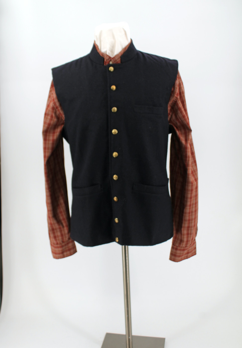 Union Civil War Vest - Dark Blue Wool Size 48