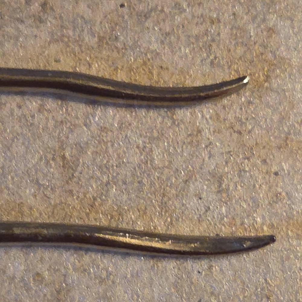 4 Nut Picks Silver-Tone Replacements Vintage
