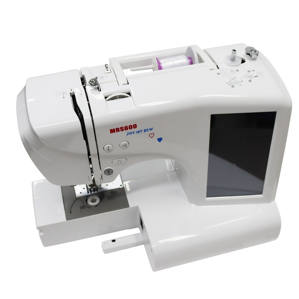 Small Household Automatic Embroidery Sewing Machine with Display Screen