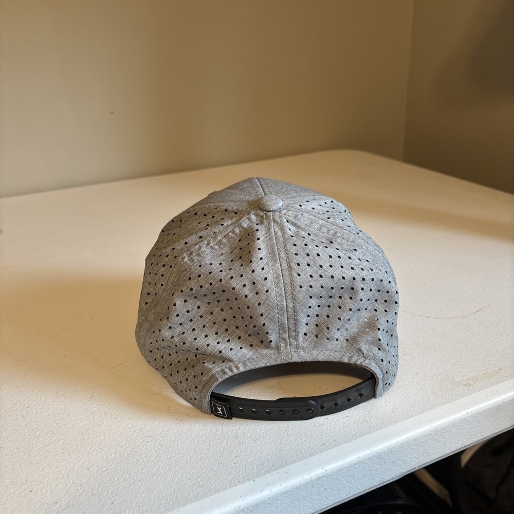 PGA Tour Airflux Grey Golf Hat Mesh Back Adjustable Cap
