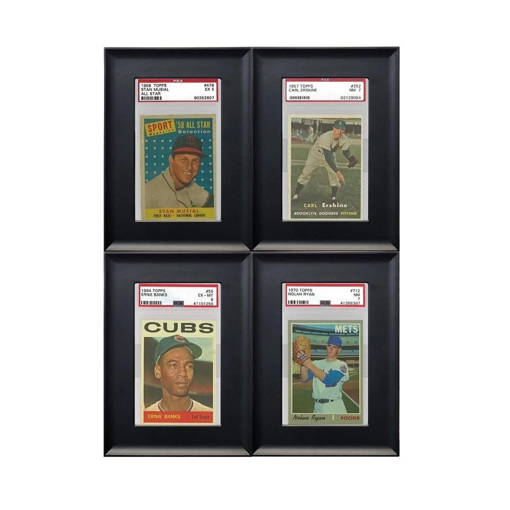 8 BCW Interlocking Graded Card Display Frames Holds PSA BGS SGC HGA Connectable