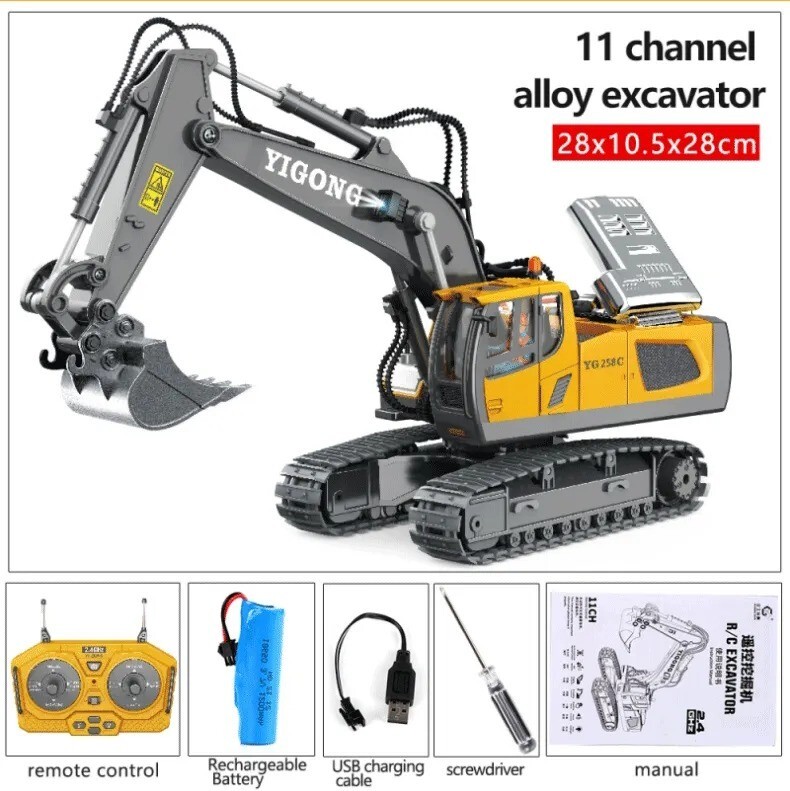 Remote Control Earth Moving Excavator