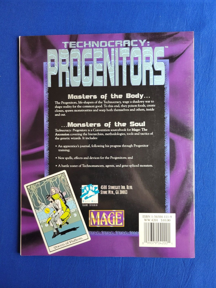 Technocracy: Progenitors - Mage the Ascension WW4201