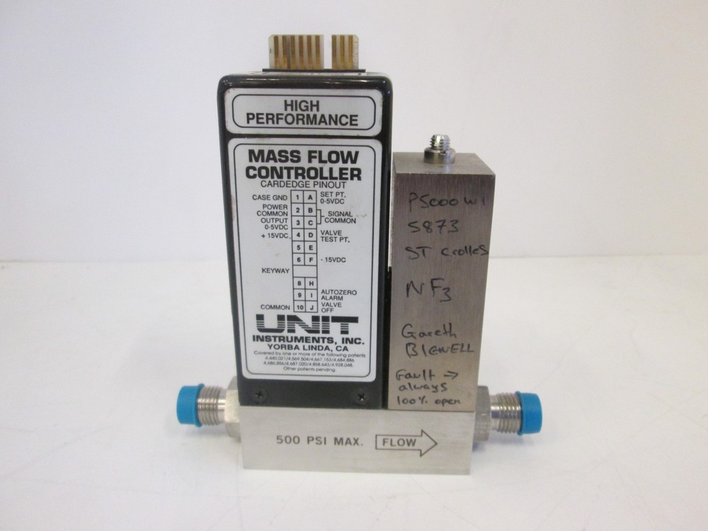 Unit Instruments, UFC-1100A, Mass Flow Controller, 300 SCCM, N2, Used