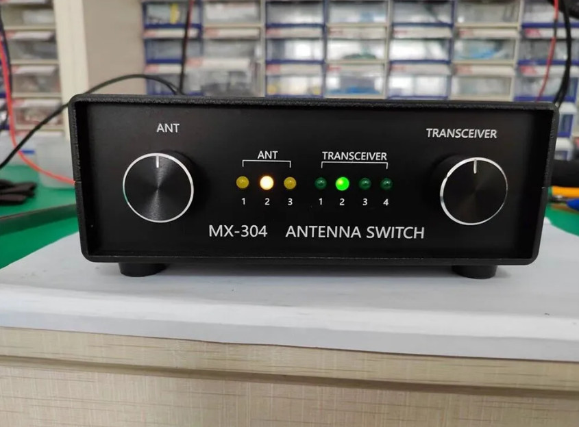 MX-304 Antenna Switch SDR Transceiver Switch For 3 Antennas 4 Transceivers