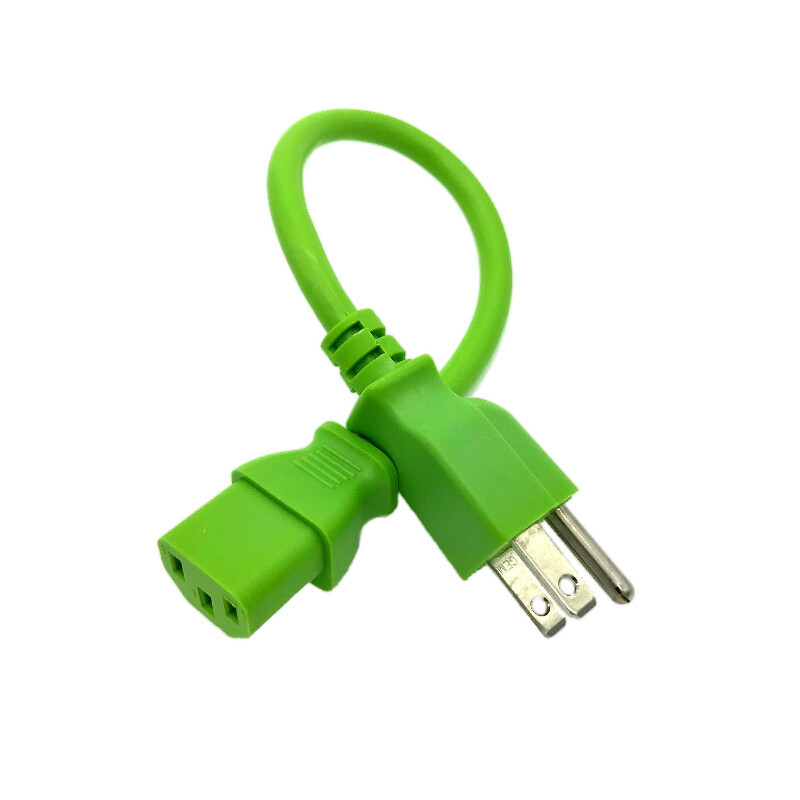 1 Ft Green AC Cable for ECOXGEAR ECOBOULDER+ SPEAKERS Replacement Cable