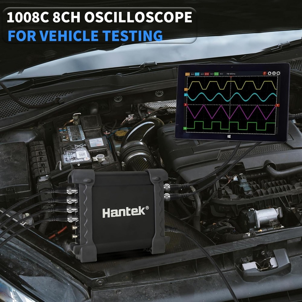 Programmable 8-Channel Digital Oscilloscope for Automotive Diagnostics