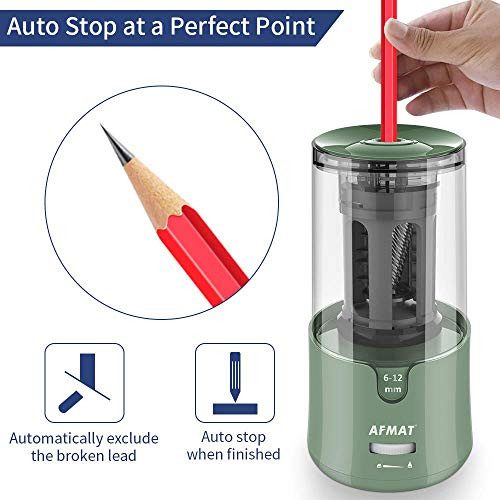 Electric Pencil Sharpener, Green
