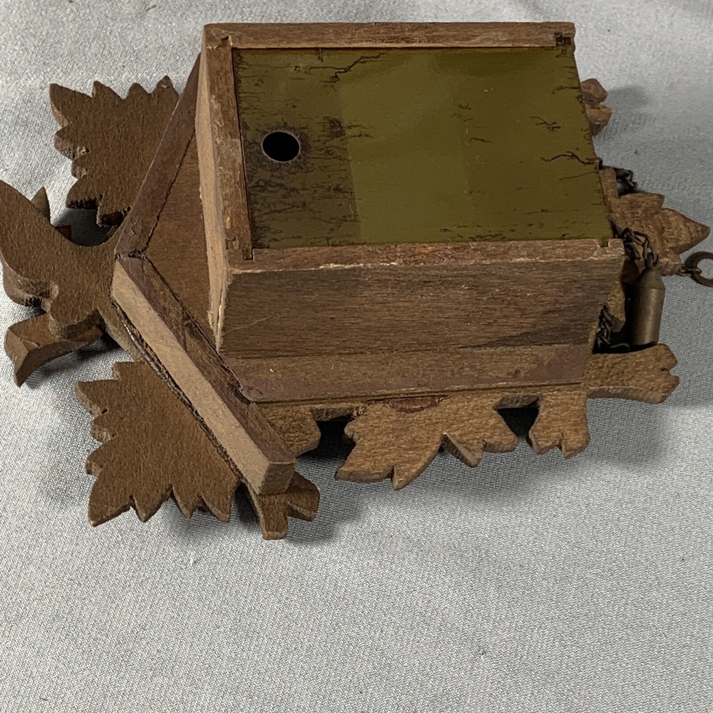 Vtg Gebr. Kuner Black Forest Clock Small Germany