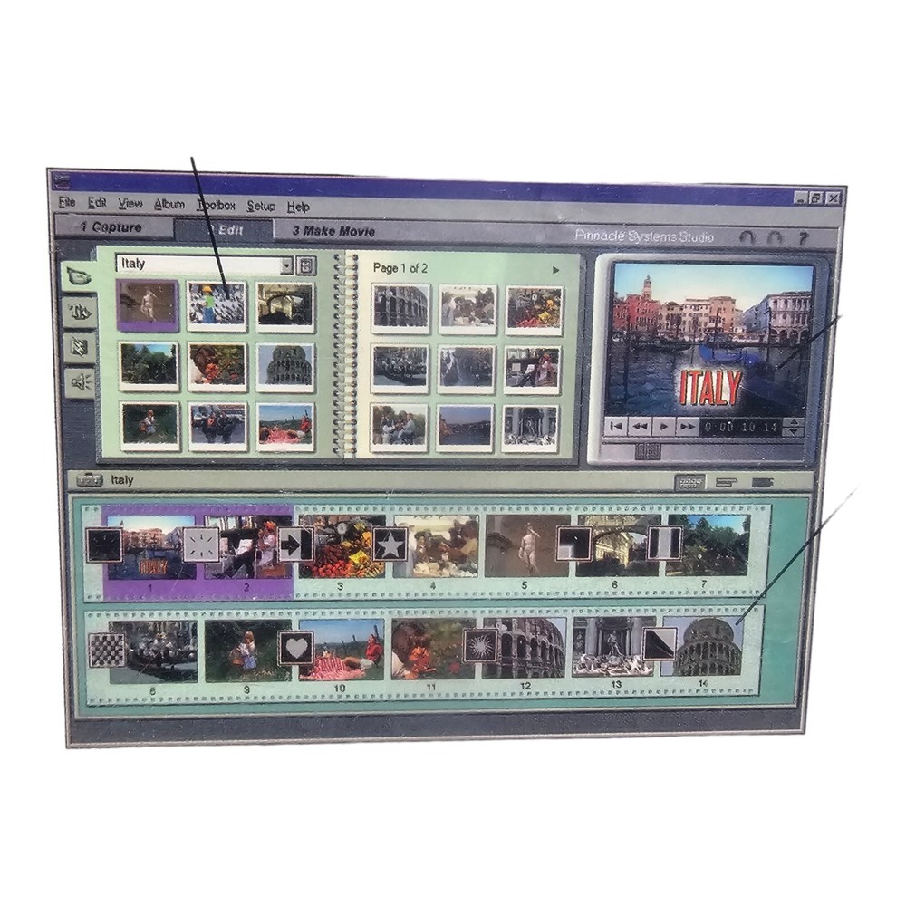 Pinnacle Systems Studio DV Windows 98 2000 Creative Movie Making System NOS