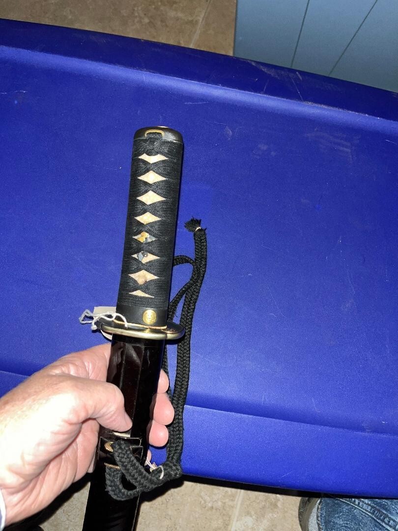 SAMURAI JAPANESE DAGGER TANTO SWORD & SCABBARD KOSHIRAE (ONLY) Z