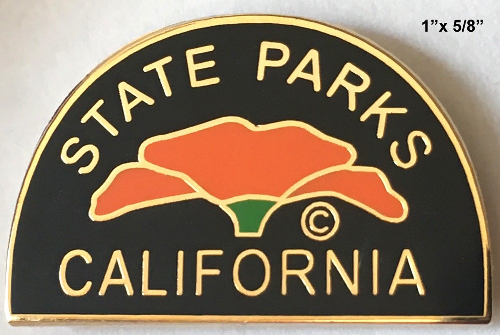 California State Parks - Poppy Patch PIN - from 1940-50's patch design