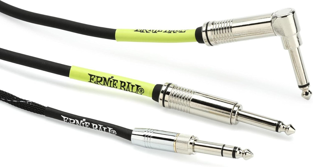 Instrument and Headphone Combination Cable, 18Ft, Black (P06411)