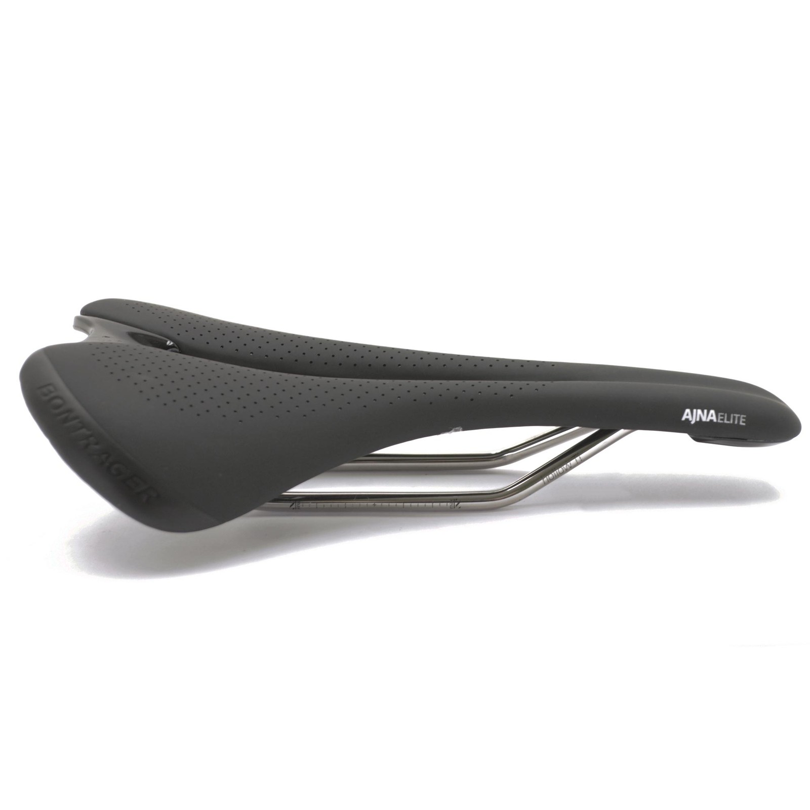 Bontrager Ajna Elite Womens Saddle, Titanium Rails, Medium 154mm, 2017, Black