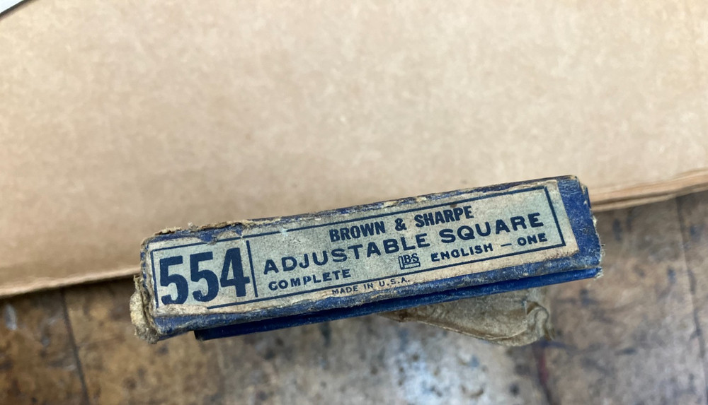 Brown & Sharpe No. 554 Adjustable Square