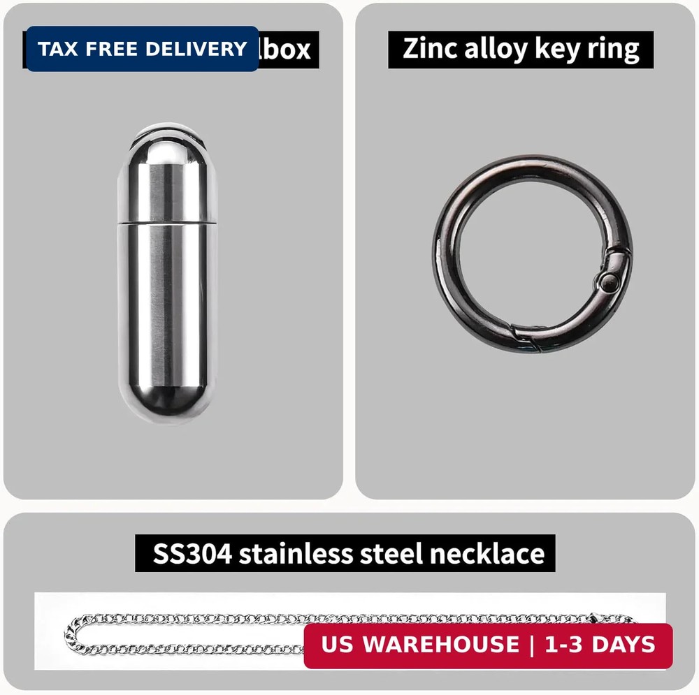 Titanium Alloy Pill Storage Keychain, Featuring Multi-Color Design, Compact Medi