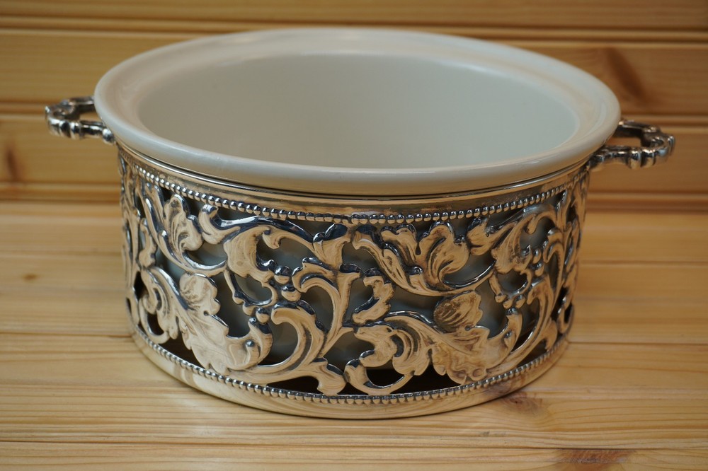 Reed & Barton 1185 Open Casserole Dish, 8 1/2"  (B5)