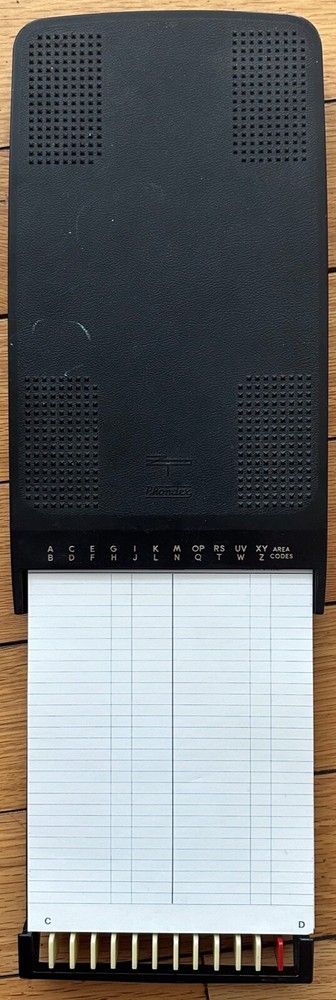 Memindex Phondex Office Phone Number Organizer