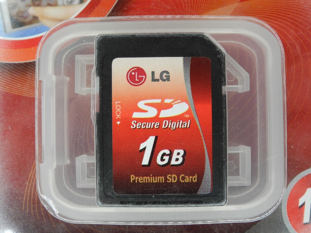 NEW LG 1GB Premium SD Camera Memory Card