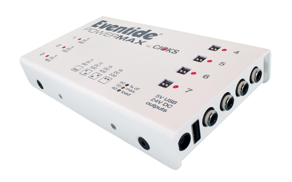 Eventide PowerMax Universal Power Supply, Powers up to 7 High Current Pedals